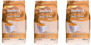 Zrnková káva -  3 x Káva Lavazza Granner Dolce Caffe Crema 1 kg