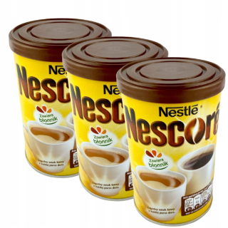 Instantná káva - 3 x NESTLE NESCORE ROZPUSTNÁ KÁVA 100g Plechovka