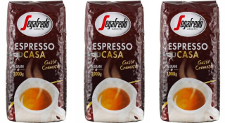 Zrnková káva - 3 x KÁVA ZRNKA SEGAFREDO ESPRESSO CASA 1kg
