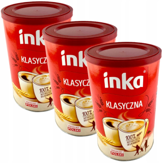 Instantná káva - 3 x klasická rozpustná obilná káva inka 200g