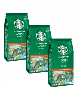 Káva mletá -  3 x coffee Mielona Starbucks Stredný dom Blend 200g