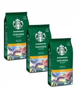 Káva mletá -  3 x Káva Mielona Starbucks Veranda Blonde 200g
