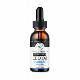CBD - 30 ml oleja CBD SIMPLE HEALTH USA 1500 mg 5%