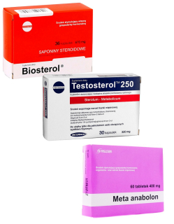 Testosterón - 3Pak Meta Legal Metanabol winstrol rýchla hmota