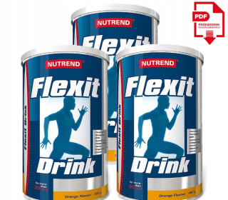 Ochrana kĺbov -  3x NUTREND FLEXIT DRINK 400g glukozamínové kĺby