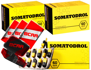 Testosterón - 3x somatodrol -180KAP. Pôvodná hmotnosť. Socha