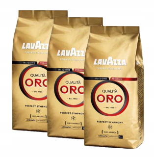 Zrnková káva -  3x1kg Granner Coffee Lavazza Quality Oro 3kg