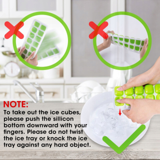 Japonska kuchyňa - 4 kusy DIY 14 Cubes Silikónová forma ľatovej mriežky