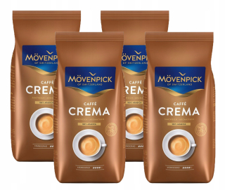 Zrnková káva - 4 x 1kg movenpick caffe crema coffee granner
