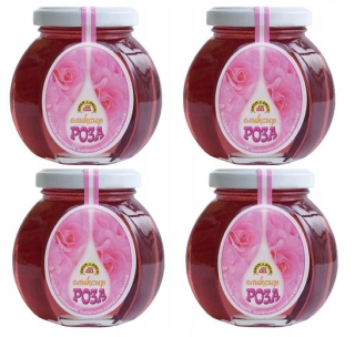 4 x 500g elixír, ruže sirup ako med na čaj