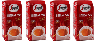 Zrnková káva - 4 x Káva Segafredo Intermezzo Grainy 1 KG