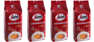 Zrnková káva - 4 x Káva Beans Segafredo Intermezzo 1 kg