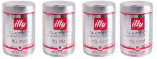 Zrnková káva - 4 x Grainy Coffee Illy Classico Arabica 250 g