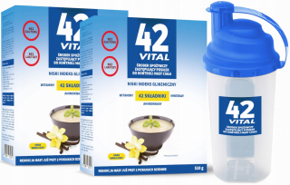 Spaľovač tuku - 42 Vital Plant-based Diet 1020g Redukcia hmotnosti