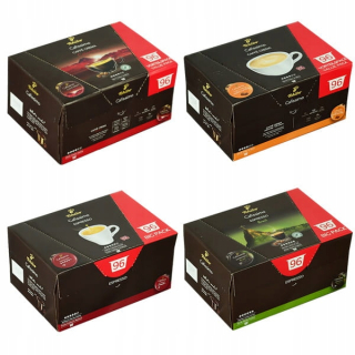 Kávové kapsule - 4X TCHIBO CAFISSIMO 96 Kapsuly - 4 typy