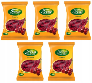 Sušené ovocie - 5 x Sušené brusnice freska 100g