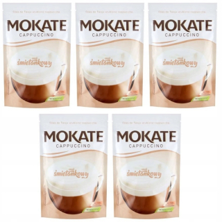 Cappuccino - Kapučíno - 5x mokate cappuccino krém 110g
