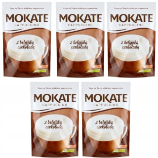 Cappuccino - Kapučíno - 5x mokate cappucino s belgickou čokoládou 110g