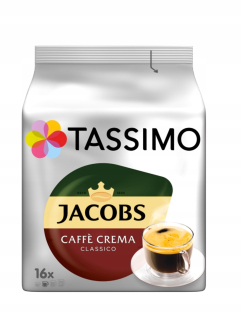 Kávové kapsule - 5x Tassimo Cafe Crema Classico