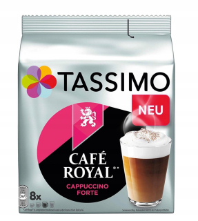 Kávové kapsule - 5x Tassimo Cafe Royal Cappuccino Forte