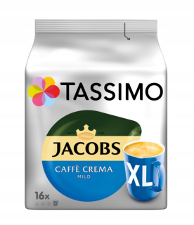 Kávové kapsule - 5x Tassimo Caffe Crema Mierne XL