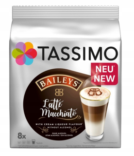 Kávové kapsule - 5x Tassimo Latte Macchiato Baileys