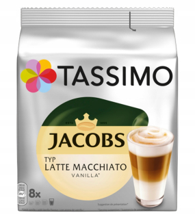 Kávové kapsule - 5x Tassimo Latte Macchiato vanilka