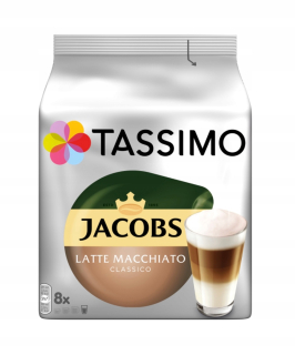 Kávové kapsule - 5x Tassimo Latte Macchiato