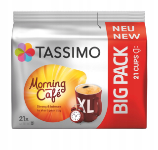 Kávové kapsule - 5x Ranná kaviareň Tassimo Strong & Intenso