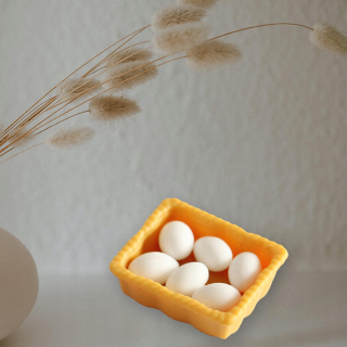 Veľkonočná dekorácia - 6 miniatúrnych vajec vynikajúce dekorácie pre