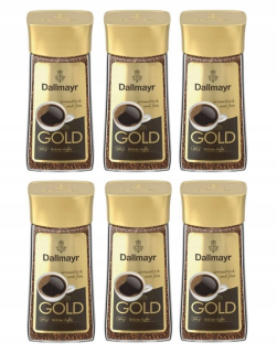 Instantná káva -  6 x DALLMAYR GOLD 200G Rozpustné nové