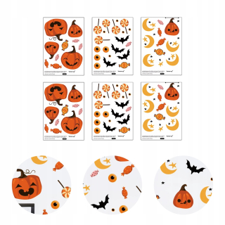 Halloween - 6 Halloween Party Toderce Sticker Lollipop