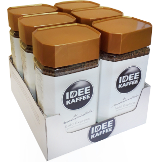 Instantná káva - 6 x Idee Gold Express 100g rozpustná káva