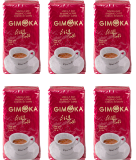 Zrnková káva - 6 x Káva Granulárny GIMOKA GRAN BAR 1 KG F / DPH