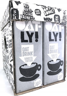6 x OATLY ovsený nápoj Barista Edition 1l vege