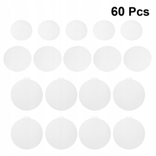Ázijska kuchyňa - 60 ks diy okrúhly steh vyšívací plast