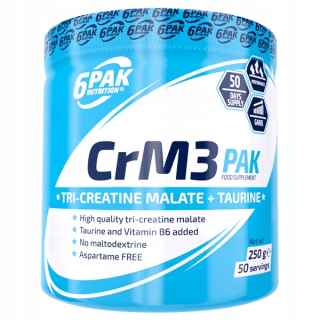 Kreatín - 6PAK Kreatín Malát CrM3 Pak 500g Ananás