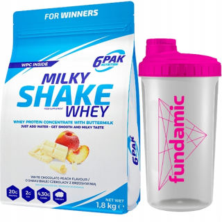 Proteín - 6PAK Milky Trasy Swerey 1800g Proteínový kondicionér WPC