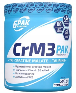 Kreatín - 6PAK Výživa CRM3 PAK 500G CHADINE Apple