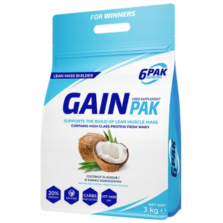 Gainer - 6K Výživa Zisk Pak 3kg Super Mass Gainer Hmotnosť