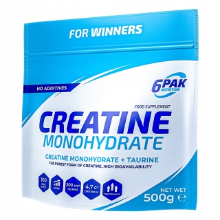 Kreatín - 6 Pack Nutrition Creaine Monohydrát 500g Kreatín