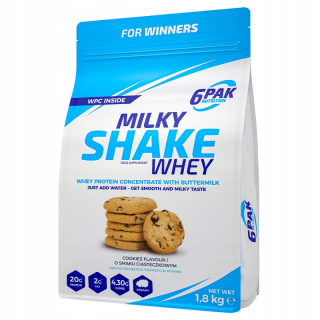 Proteín - 6PAK Výživa Milky Swam Swey 1800g Cookie WPC