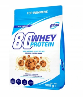 Proteín - 6 Pak Whey Protein 80 908G Cookie