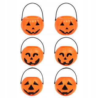 Halloween - 6ks Classic Halloween Pumpkin Bikets Creative Resolutions
