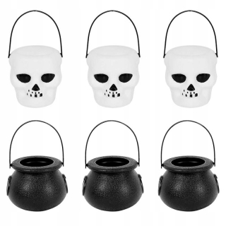Halloween - 6 Sztuk mini cukríky pre hrniec Halloween Bucket M2