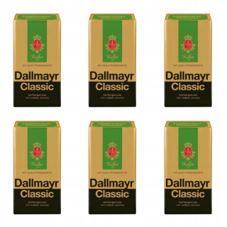 Káva mletá - 6x Dallmayr Classic 500g Mleté kávy + ZADARMO!