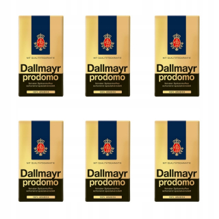 Káva mletá - 6x Dallmayr Prodomo 500g Mleté kávy + ZADARMO!