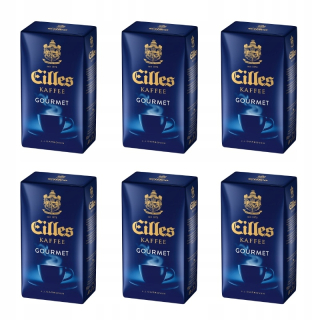 Káva mletá - 6x Eilles Kaffee Gourmet Cafe Mielona 500g + ZADARMO