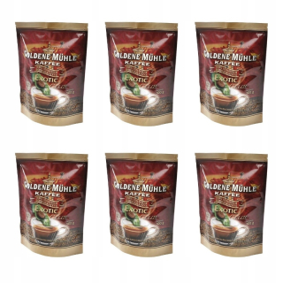 Instantná káva - 6x Goldene Muhle Exotic Club 500g Bag + Free!