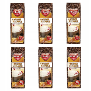 Cappuccino - Kapučíno - 6x srdce cappuccino wiener melange 1kg + zadarmo
